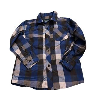 Stylish Kids Plaid Button-Down Shirt